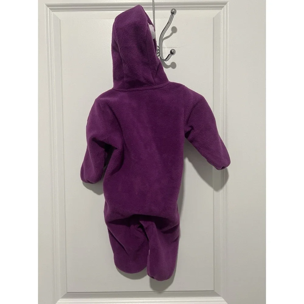 Columbia Sportswear Tiny Bear II Bunting Snowsuit 3-6 Months‎ Fleece Purple NWT